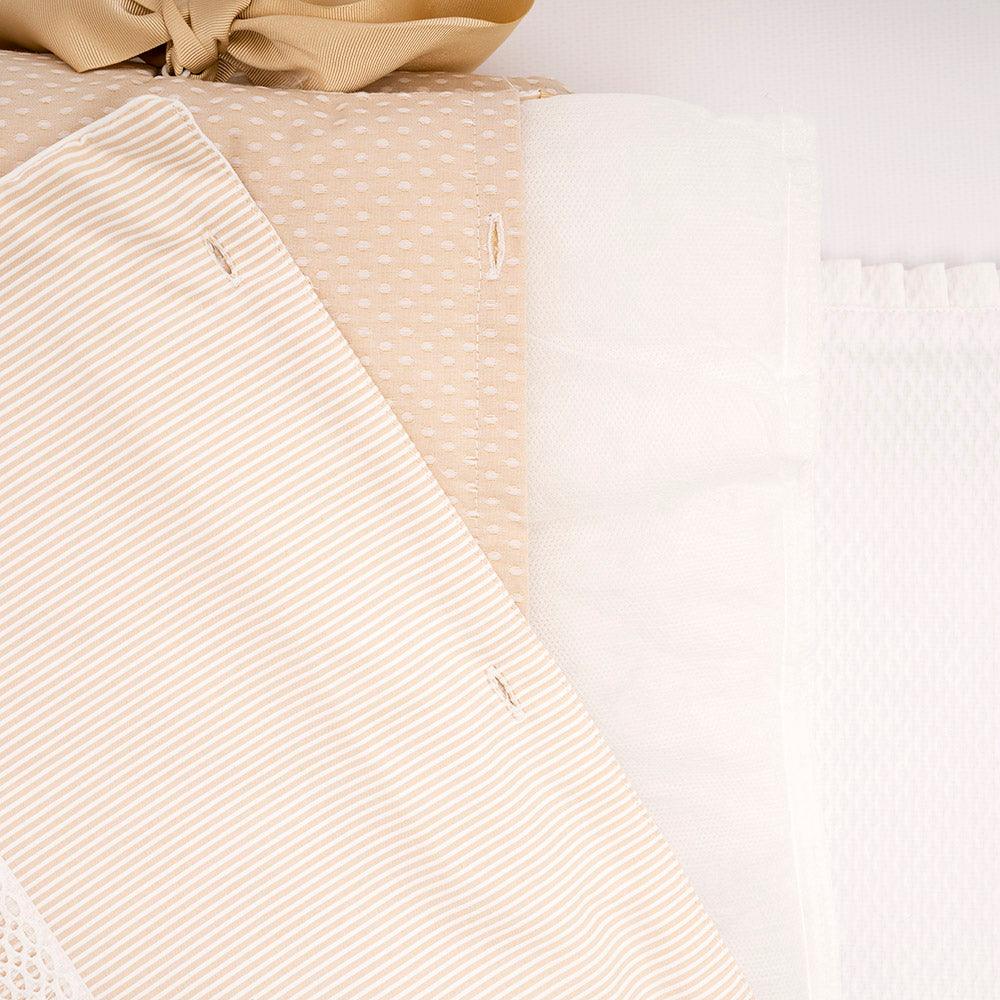 Colcha con saco capazo 3 usos Venecia Camel Bimbi Class - Nanetes #